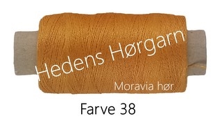 Moravia Hør 40/2 farve 38 Lys orange
